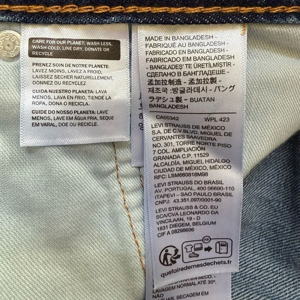 Levi's Mens 550 Relaxed Jeans Blue 33x30 NWT IN PACKAGE